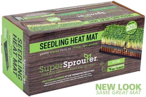 Super Sprouter Seedling Heat Mat - 2 Tray