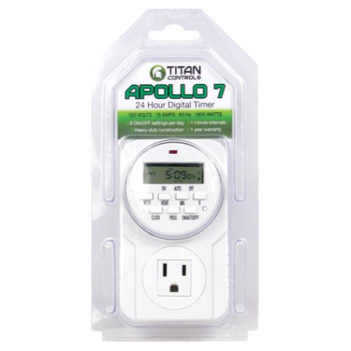 Titan Controls Apollo 7 - One Outlet Digital Timer