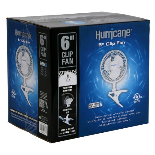 Hurricane Classic Clip Fan - 6 in