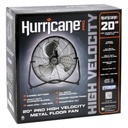 Hurricane Pro High Velocity Metal Floor Fan 20 in