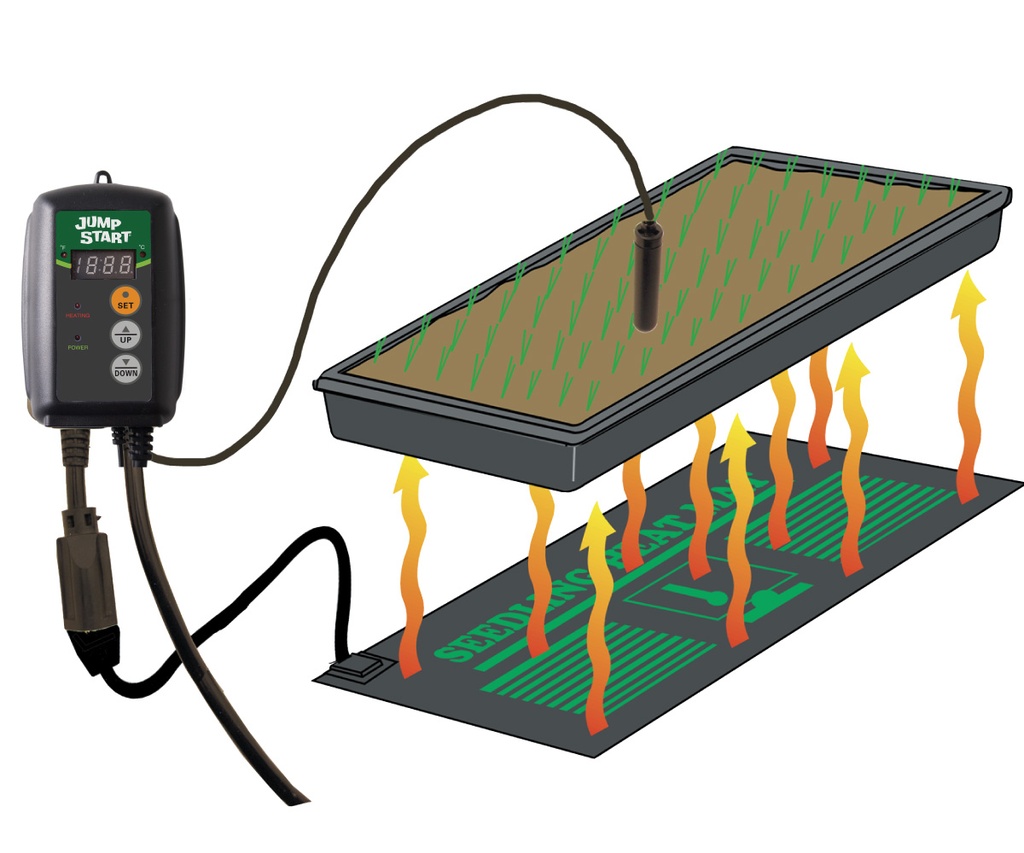 Jump Start Jump Start Digital Temperature Controller for Heat Mats