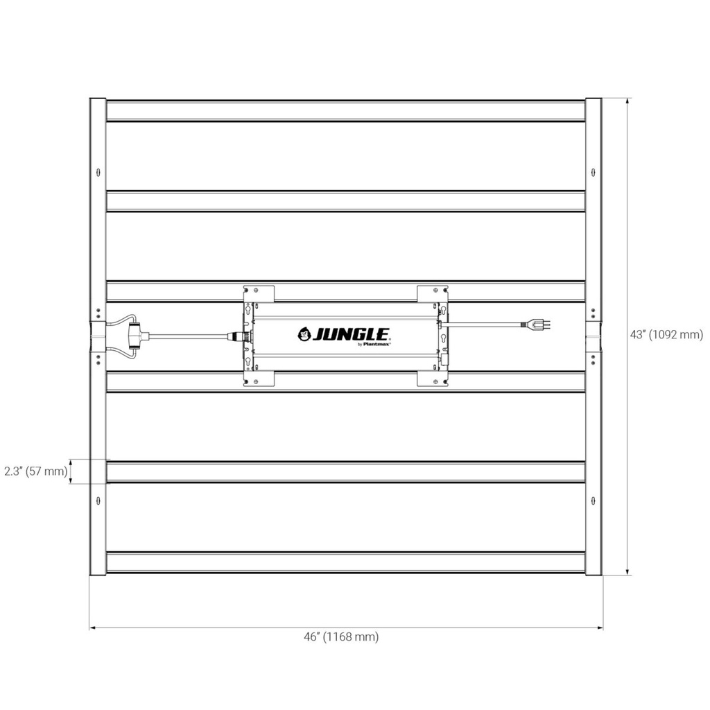 Plantmax JUNGLE LED Fixture G7, 720 Watt