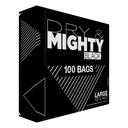 Dry &amp; Mighty Black Bags Large, 13 in x 14.5 in