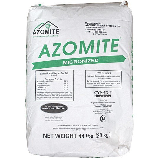 BuildASoil Azomite Micronized, 44 lb
