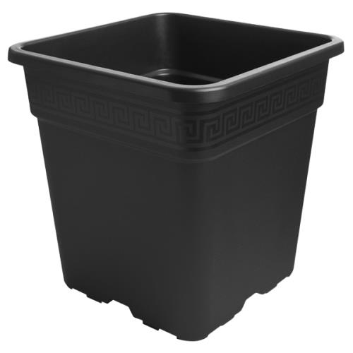 Gro Pro Black Square Pots