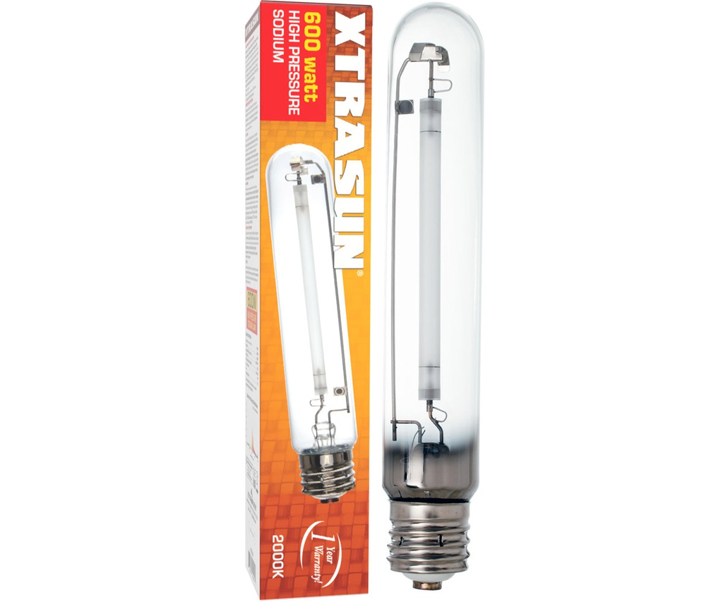 Xtrasun High Pressure Sodium Lamp, 600 Watt, 2,000 K