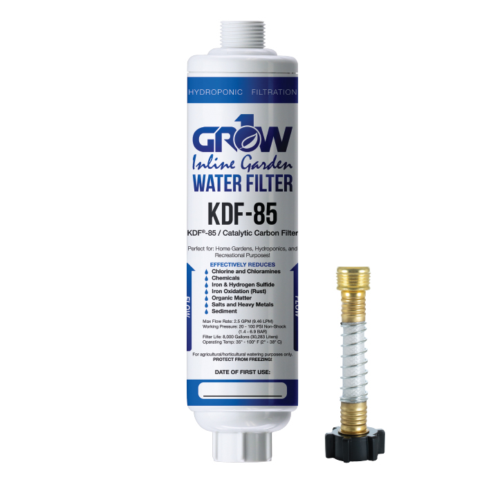 Grow1 Inline KDF-85 Garden Water Filter