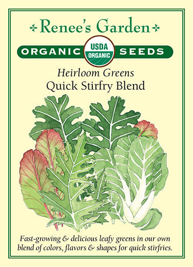 Renee's Garden Heirloom Greens Quick Stirfry Blend