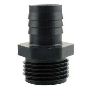 Hydro Flow Garden Hose Adapter Barbed, 3/4 in