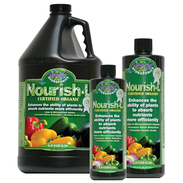 Microbe Life Hydroponics Nourish-L, 1 gal