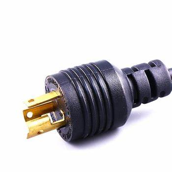 Power Cord Locking Plug 277 v, 10 ft