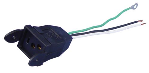 Female Receptacle For Lamp Cord