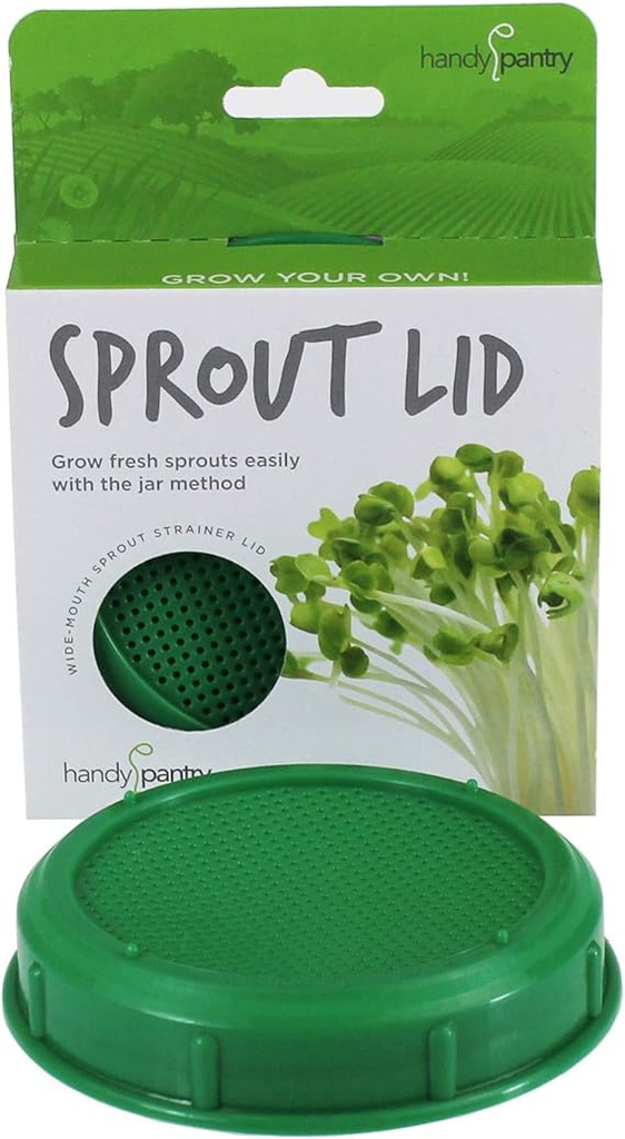 Handy Pantry Sprout Lid for Seed Sprouting