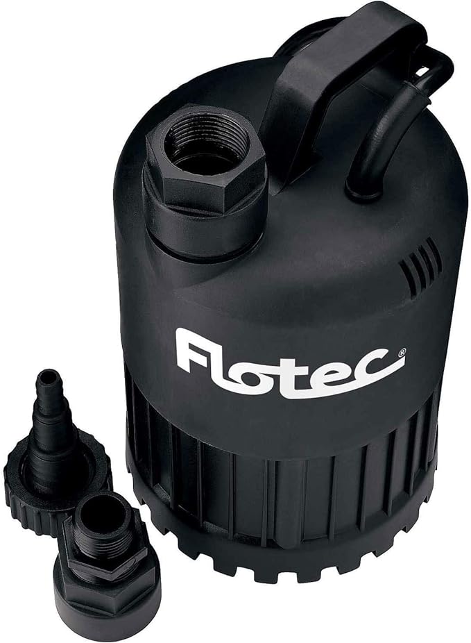 Flotec Submersible Waterfall Pump, 4/10 HP