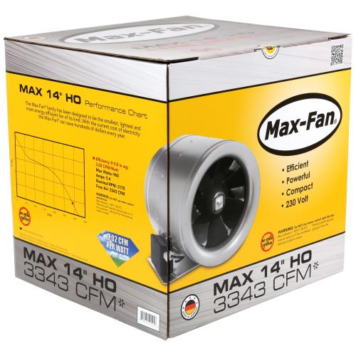 Can-Fan Max Fan &quot;The Beast&quot; 3343 CFM 240 volt, 14&quot;