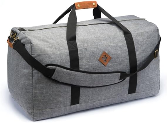 Revelry Continental Crosshatch Grey Duffle Bag, Large