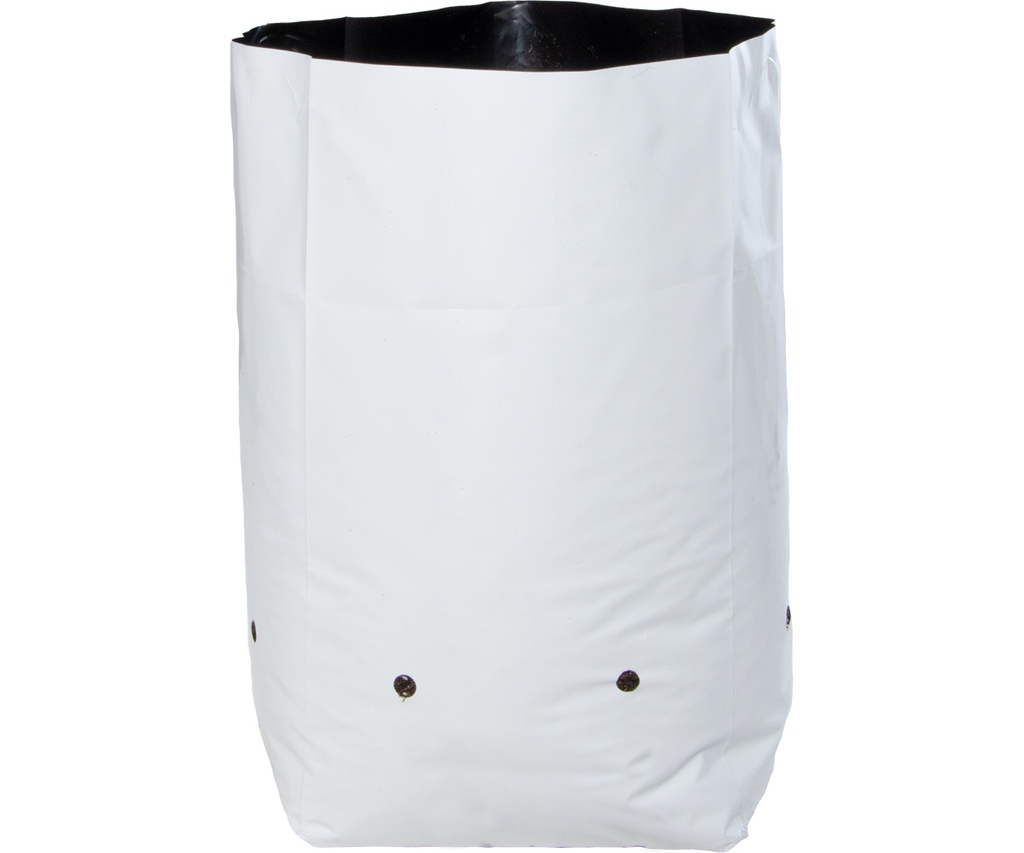 Hydrofarm Black &amp; White Grow Bag, 25-Pack