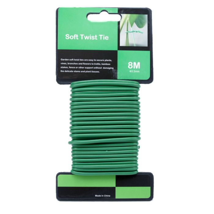 247Garden 3.5mm Soft Twist Tie, 25 + ft