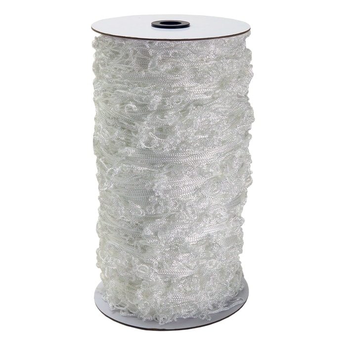 White Trellis Netting Roll Mesh, 6 in Squares