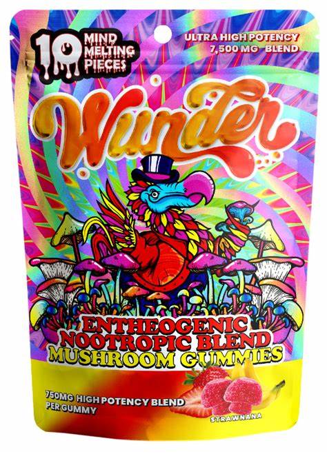 Wunder Mushroom Gummies Strawnana