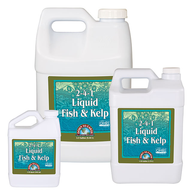 Down to Earth Liquid Fish & Kelp 2-4-1, 1 qt