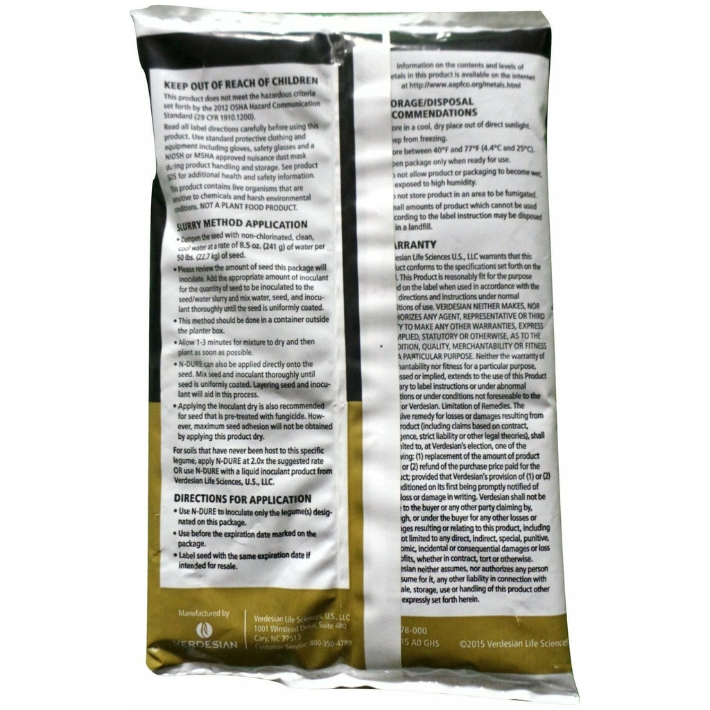 N-Dure Peas, Vetch, and Lentils Inoculant, 6.25 oz