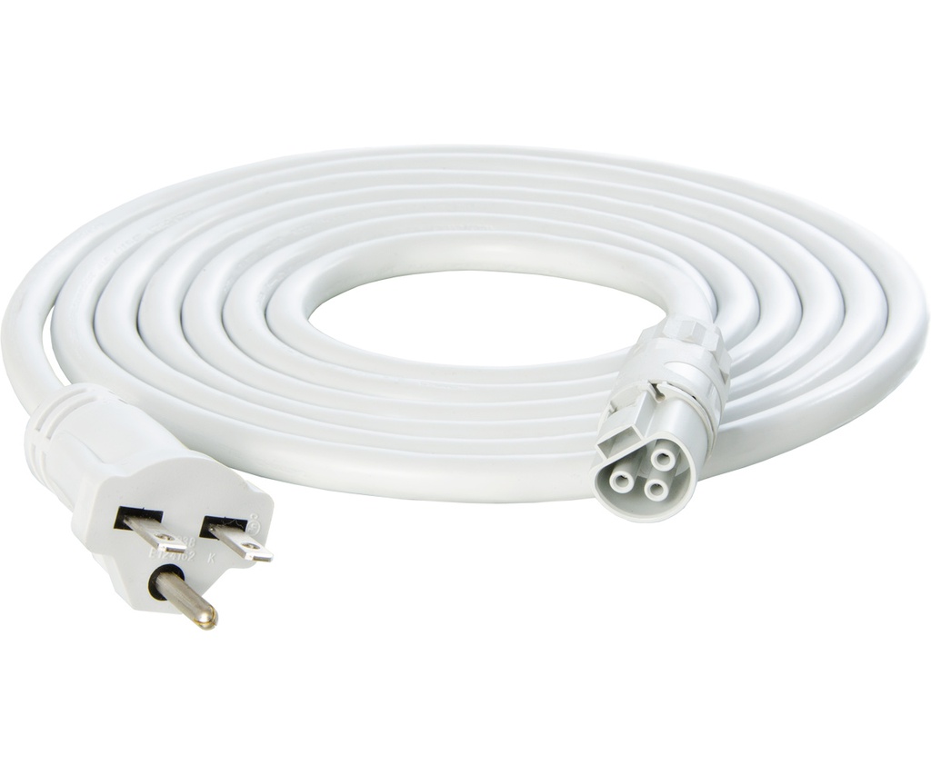 PHOTOBIO X White Cable Harness Plug, 16AWG 208-240V