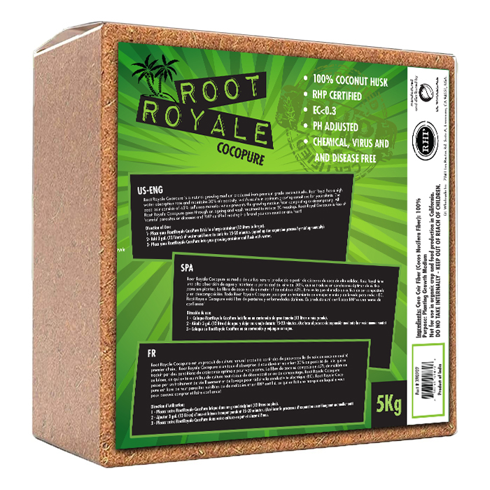 Root Royale Coco Brick RHP Certified, 5 kg