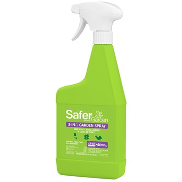 Safer  3-in-1 Garden Spray Ready To Use, 24 fl oz