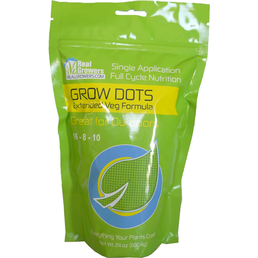 Real Growers Grow Dots EXTENDED 16-8-10