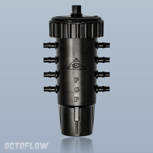 Octo-Flow 8 Port Multi-gph Adjustable Water Irrigation Manifold