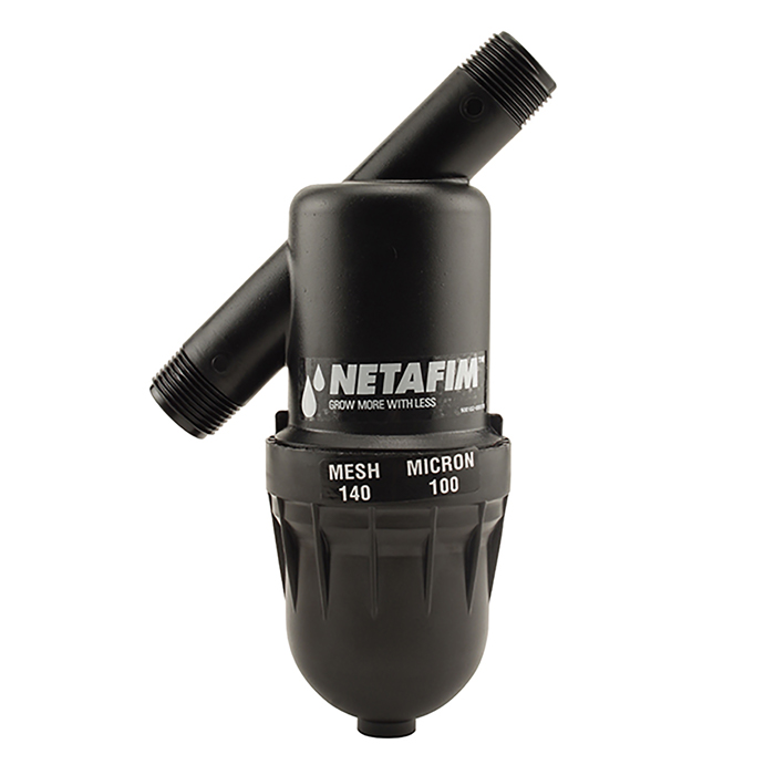 Netafim Manual Disc Filter 3/4 in MPT x MPT 140 Mesh 1-17GPM