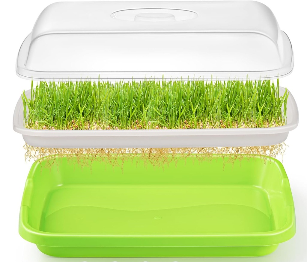 FELISTORY Microgreen Seed Sprouter Tray With Dome