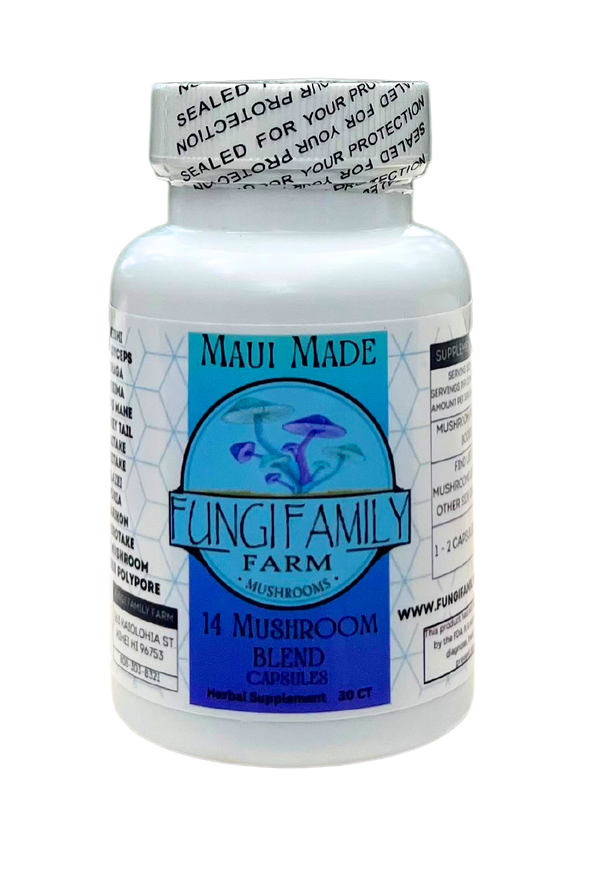 Fungi Family Farm 14 Mushroom Extract Blend Capsules