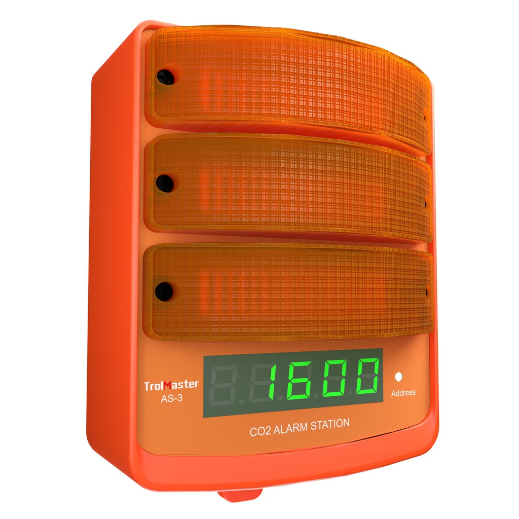 TrolMaster CO2 Alarm Station (amber light)