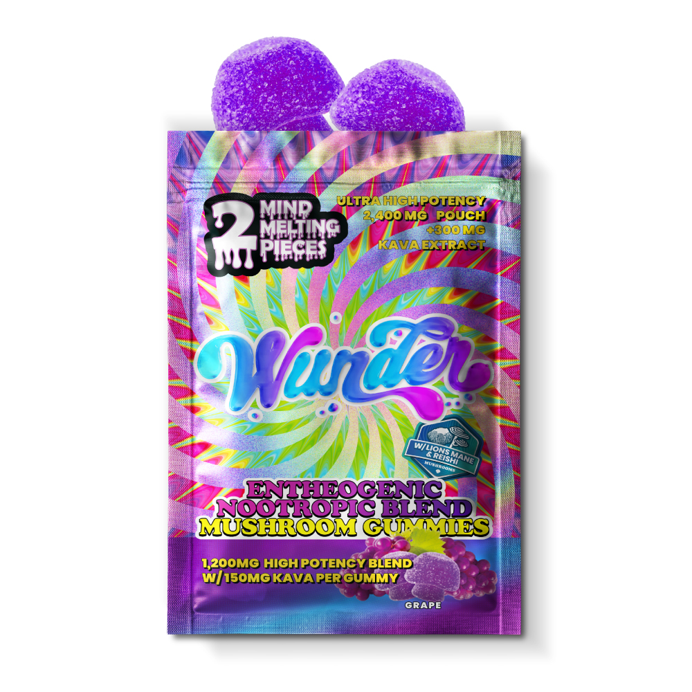 Wunder Mushroom Gummies Grape + KAVA