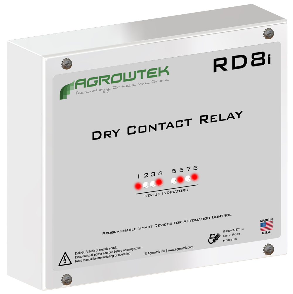 Agrowtek GrowControl RD8i Intelligent 8-Contact Relay