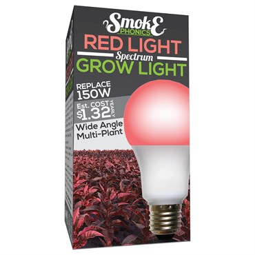 Miracle LED SmokePhonics Red Spectrum A19 LED Grow Light Bulb
