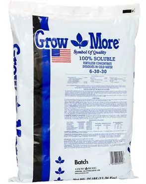 Grow More Water Soluble 6-30-30, 25 lb