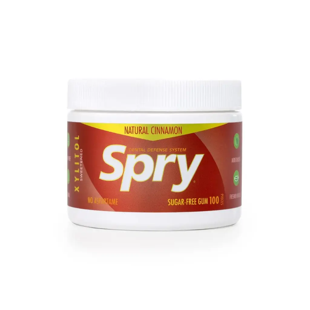 Spry Xylitol Gum, Cinnamon, 100 PCS.