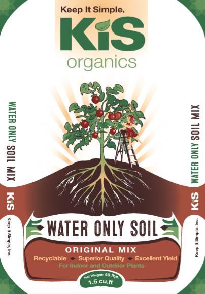 KiS Organics Water Only Soil Mix, 1.5 cu ft