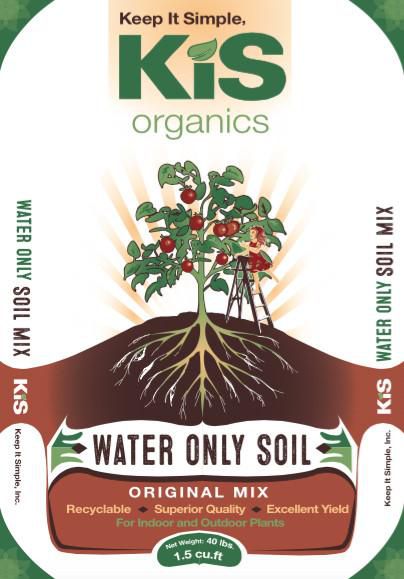 Kis Organics Water Only Soil Mix, 1.5 cu ft