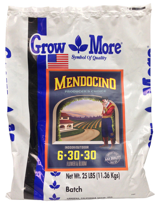 Grow More Mendocino Flower & Bloom 6-30-30, 25 lb