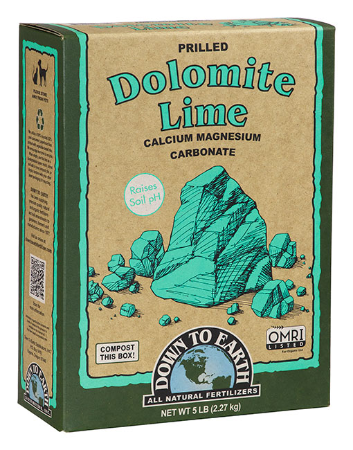 Down To Earth Dolomite Lime *OMRI*, 5 lb