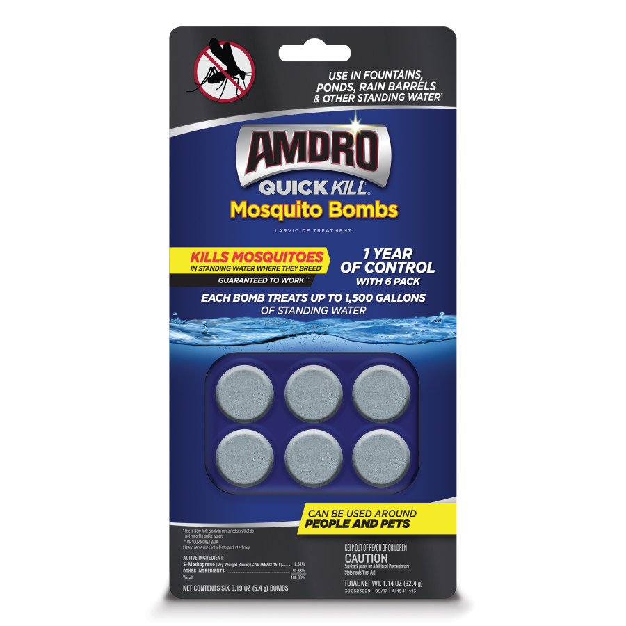 Amdro Quick Kill Mosquito Bombs Larvicide Treatment