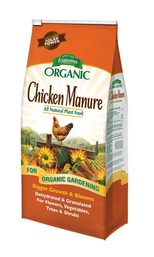 Espoma Organic Chicken Manure All Natural Plant Food