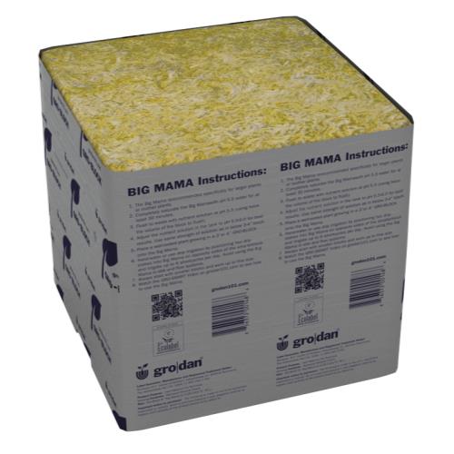 Grodan Stonewool Gro-Blocks Big Mama, L: 8 in x W: 8 in x D: 8 in