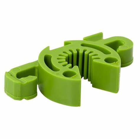 Grower's Edge C-Bite Stake Coupler & Tie Anchor, 9 mm, 12-Pack