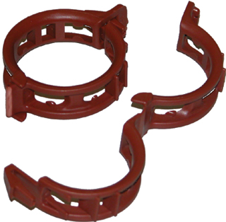 Mega Twine Clips Terracotta, 25 mm, 100-Pack