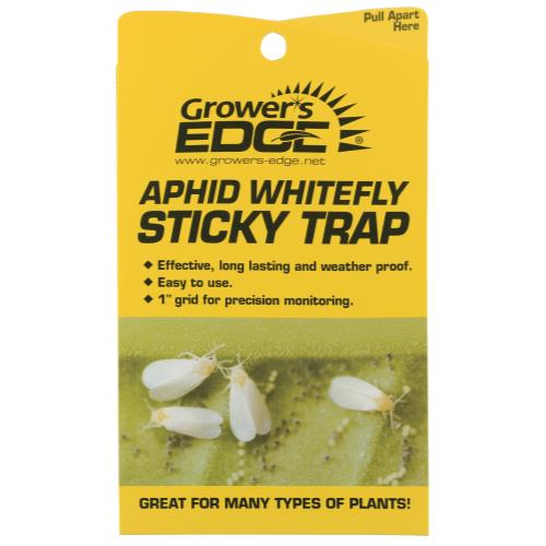 Grower's Edge Sticky Aphid/Whitefly Traps, 5-Pack